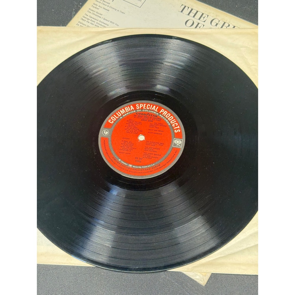 Great Songs of Christmas Album Seven Vinyl LP Goodyear Limited Edition CSS 547 - Picture 13 of 16